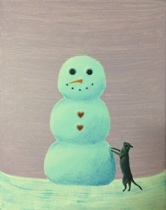 Kitty Booboo's Snowman 12/23/13